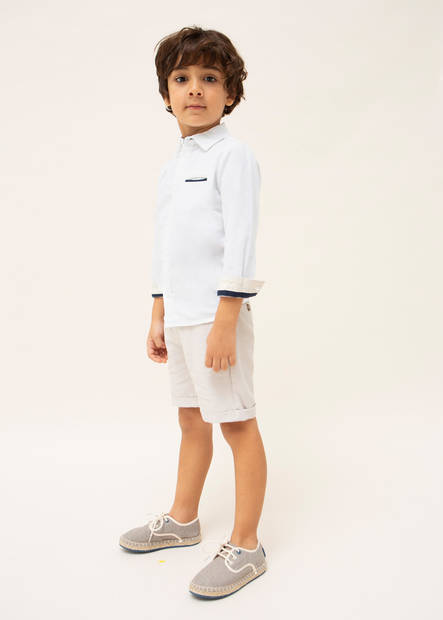Mayoral lasten kauluspaita, valkoinen - Kauluspaidat/Puvut - mayoral3165-40 - 2