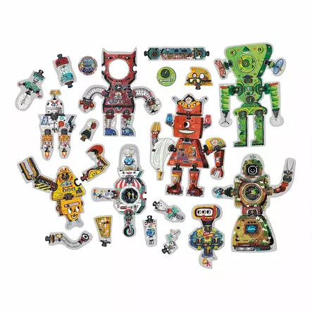 BananaPanda yhdisteltävät robotit-palapeli - Pelit ja palapelit - bana040140 - 1