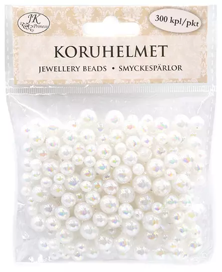 Koruhelmet valkoinen - Askartelu/Tarrat/Tatuoinnit - JPK7100 - 1