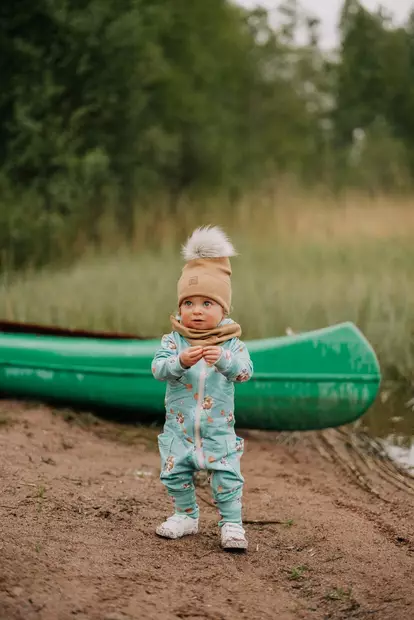 Metsola rib tuubihuivi, ruskea - Huivit ja kaulurit - metswea25010 - 2