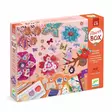 Djeco askartelupaketti Flower Box - Askartelu/Tarrat/Tatuoinnit - DJ09330 - 1