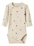 Name it vauvan rib body, beige sydän - Pitkähihaiset bodyt - name13246480 - 1