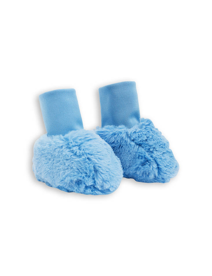 Mini Rodini Faux Fur Baby Boot, l.blue - Töppöset - 1776011350 - 1