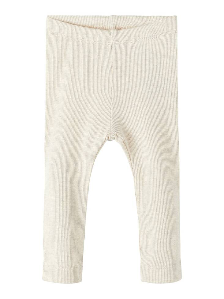 Name It lasten rib legginsit, beige - Legginsit - nameit13198040 - 1