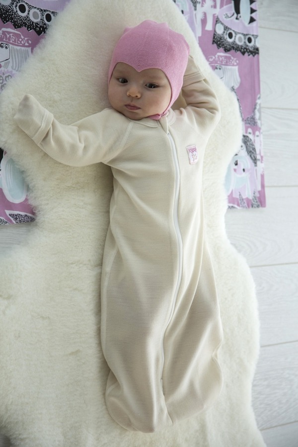 Ruskovilla vauvan unipussi hihoilla - Lasten tuotteet - rusko1580 - 1