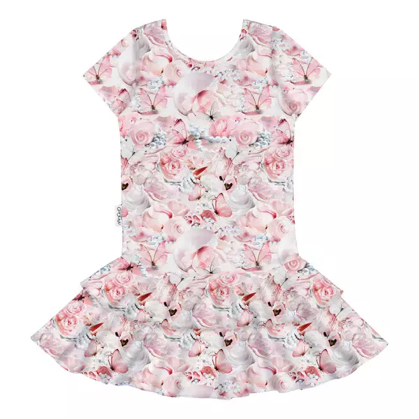 Gugguu lasten mekko, seashellflower - Lyhythihaiset mekot - gg25P021940 - 1
