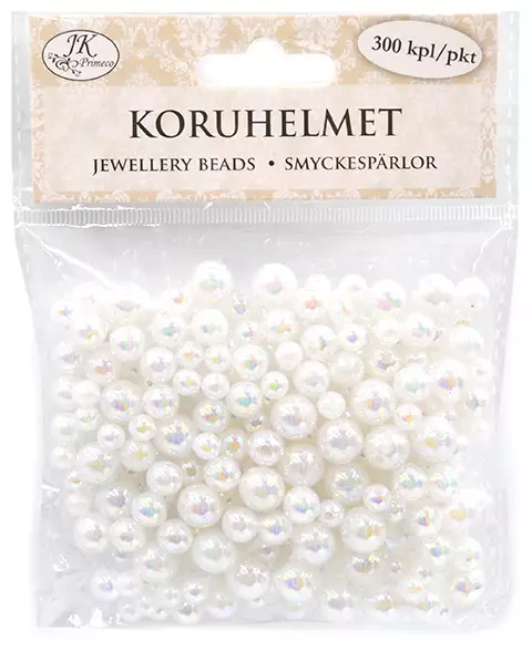 Koruhelmet valkoinen - Askartelu/Tarrat/Tatuoinnit - JPK7100 - 1