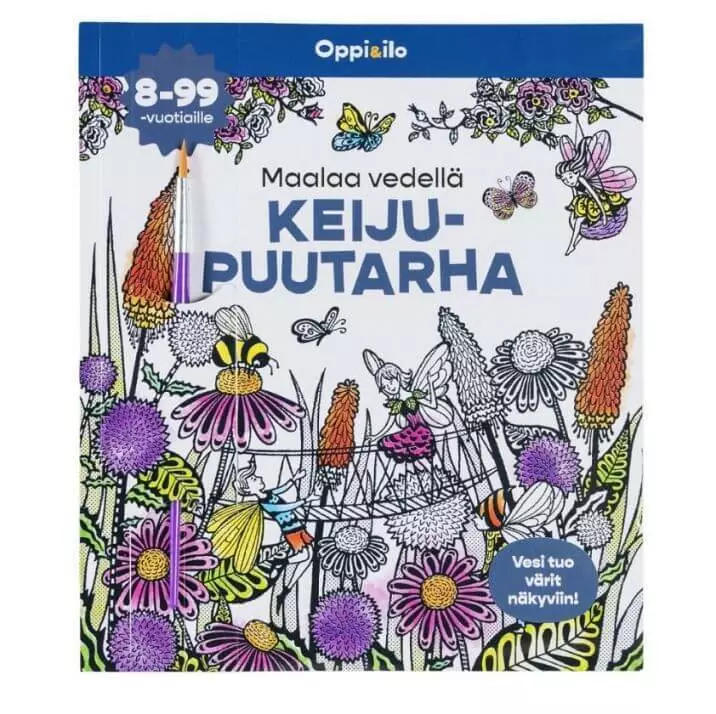 Oppi & ilo Maalaa vedellä Keijupuutarha - Kirjat - WS593080 - 1