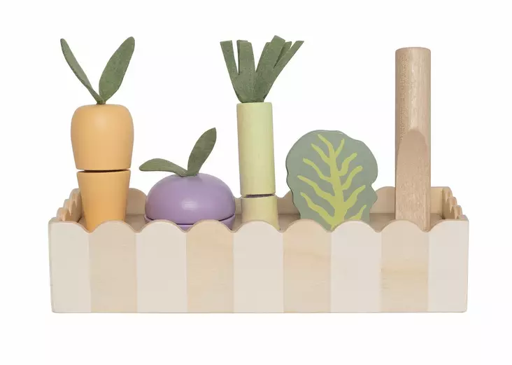 Jabadabado kasvikset laatikossa - Puulelut - jaba104560 - 2