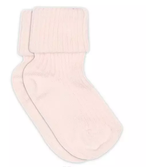 MP lasten rib sukat, vaaleanpunainen - Sukat - mp5331250 - 1