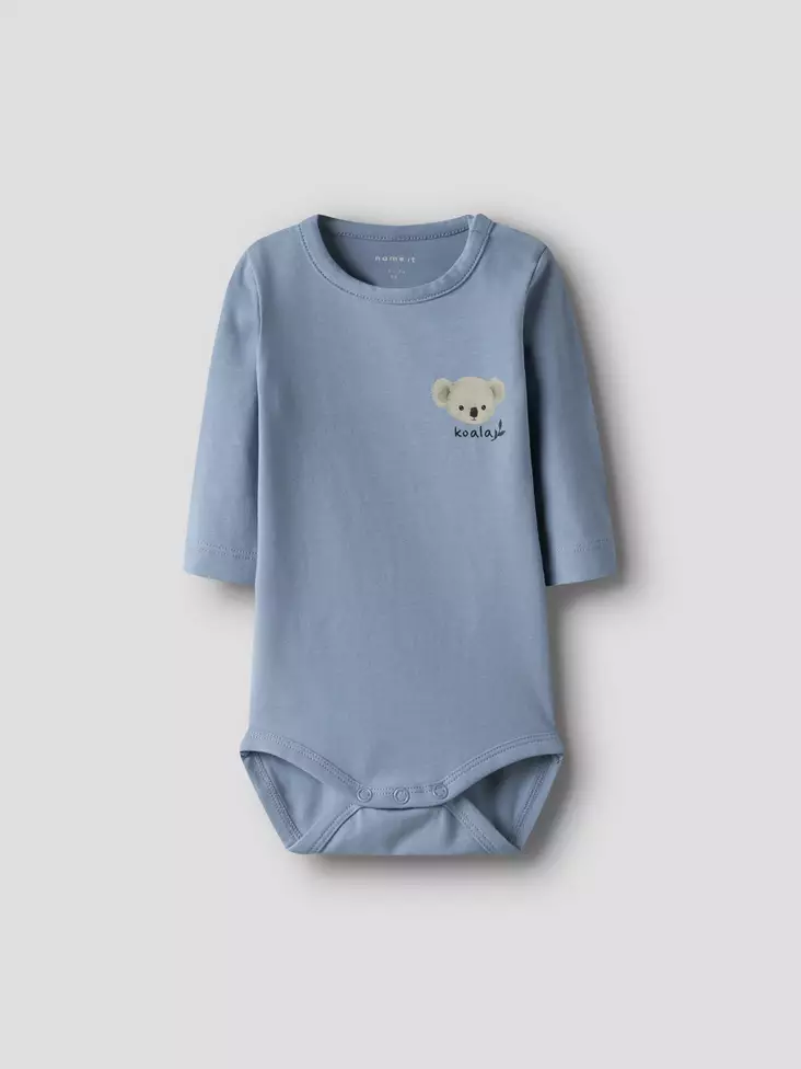 Name it vauvan body, sininen koala - Pitkähihaiset bodyt - nameit13252690 - 1