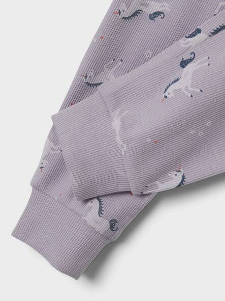 Name It rib pyjama yksisarvinen, lila - Yöasut - name13221101 - 3