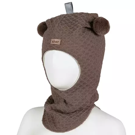 KIVAT lasten kypärämyssy, ruskea - KIVAT talvipäähineet - kiv48371 - 1