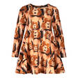 Metsola Squirrel Dress, Squirrel cashew - Mekot ja tunikat - metss21011 - 1