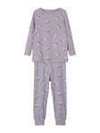 Name It rib pyjama yksisarvinen, lila - Yöasut - name13221101 - 1