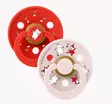 Bibs x Moomin Dancing tutti 2kpl, Candy apple - Tutit ja tuttinauhat - bibs11032101 - 1