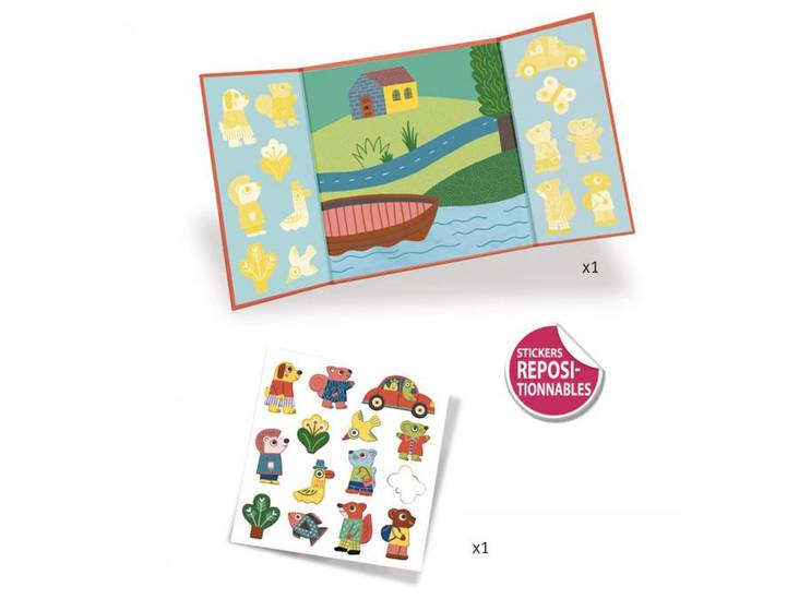 Djeco siirtokuvat eläimet - Askartelu/Tarrat/Tatuoinnit - DJ09071 - 1