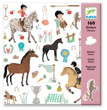 Djeco Hevoset tarrat - Askartelu/Tarrat/Tatuoinnit - DJ08881 - 1