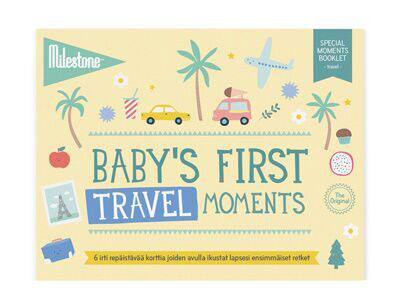 Milestone Baby's first travel -kortit - Kortit ja suklaalevyt - milestoneb01 - 1