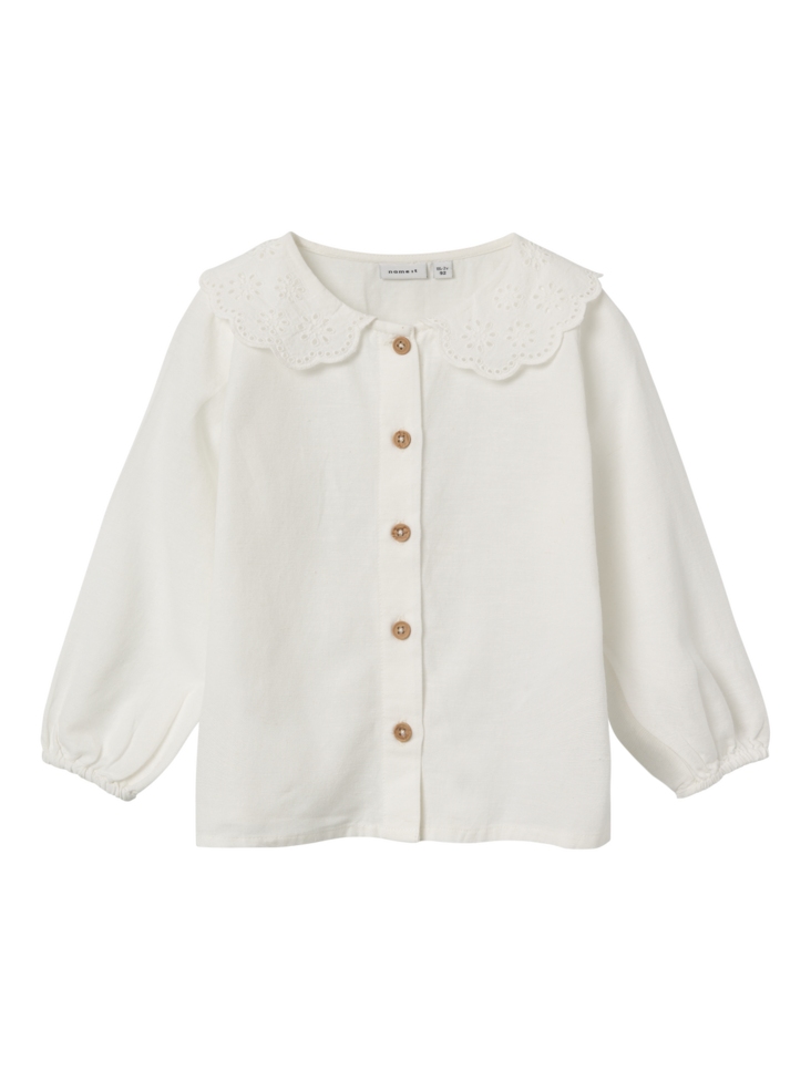 Name it lasten pitsikauluspaita, l.valk. - Pitkähihaiset paidat - name13227301 - 1