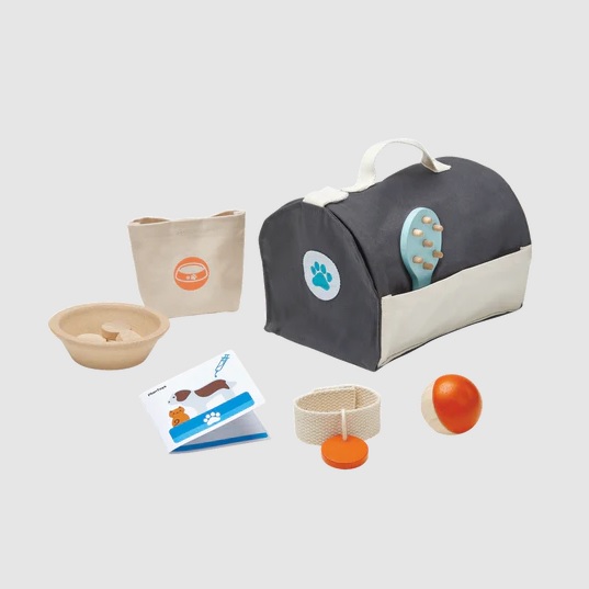 PlanToys leikki lemmikin hoitotarvikkeet - Puulelut - p3491 - 1