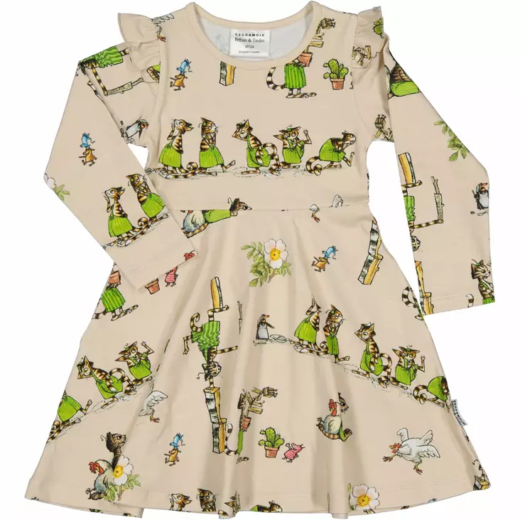 Geggamoja lasten mekko, Viiru ja Pesonen - Pitkähihaiset mekot - geg25011 - 1