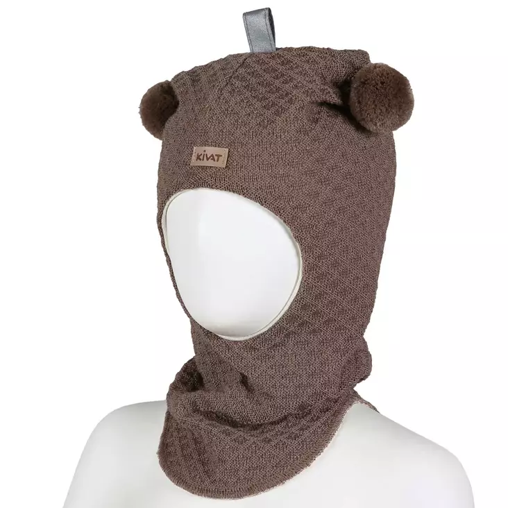 KIVAT lasten kypärämyssy, ruskea - KIVAT talvipäähineet - kiv48371 - 1