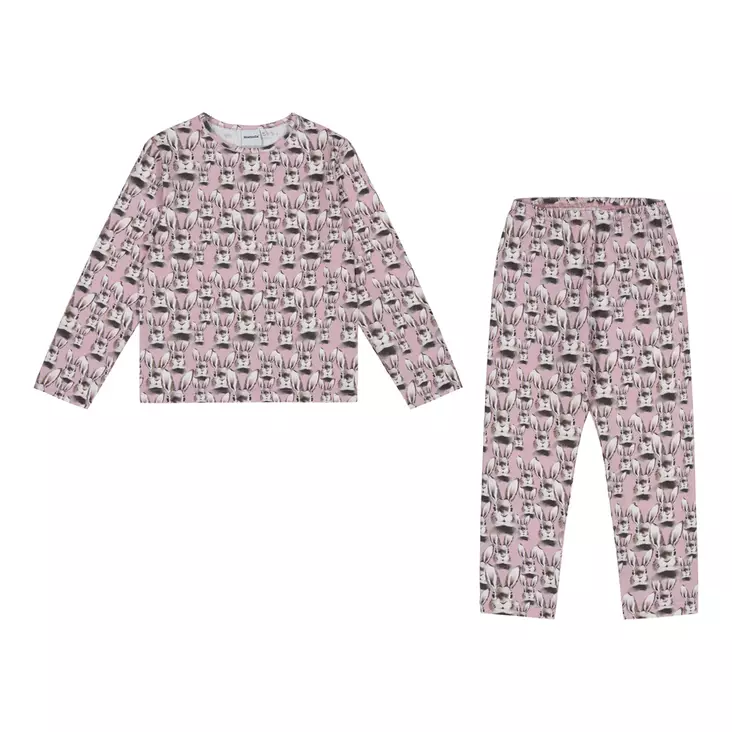 Metsola lasten pyjama, pinkki pupu - Yöasut ja unipussit - metsw26c1 - 1