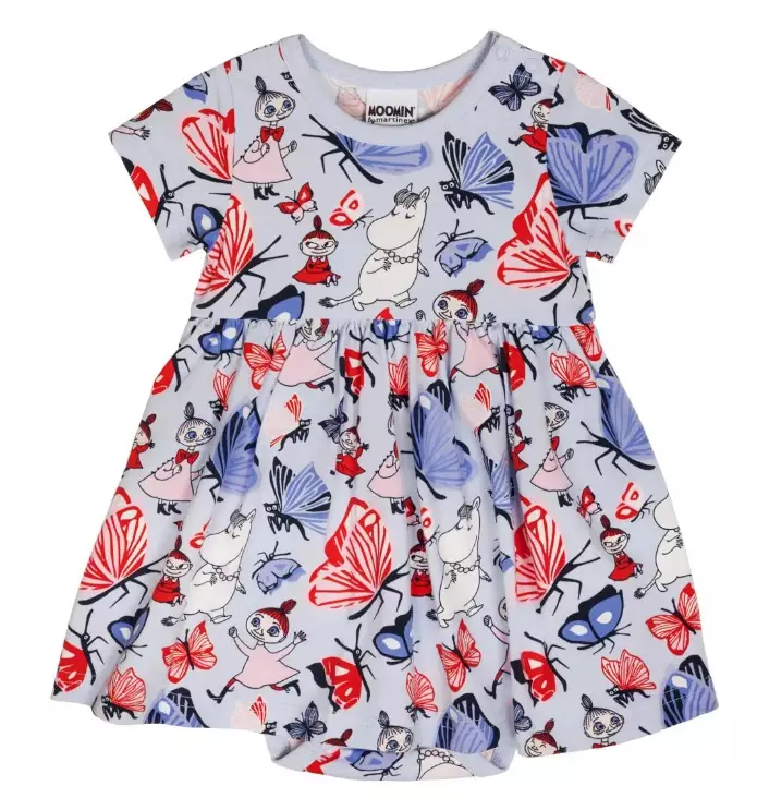 Muumi vauvan bodymekko, perhospuisto - Bodymekot - mart72591641 - 1