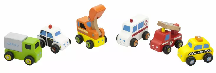 Viga Pienet ajoneuvot 6 kpl - Autot - viga100621 - 1