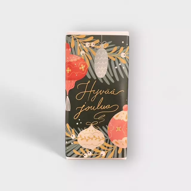 Suklaalevy, joulu - Kortit ja suklaalevyt - makeistoJS1 - 1