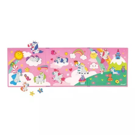 Janod Magneettileikki yksisarviset - Pelit ja palapelit - J05452 - 2