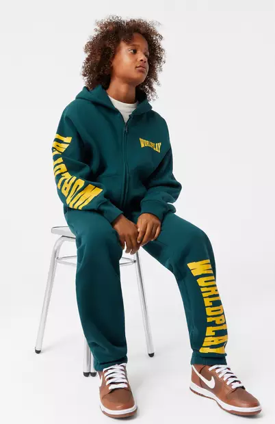 Molo Adan collegehousut, tummanvihreä - College- ja trikoohousut - molo1W24I202 - 2