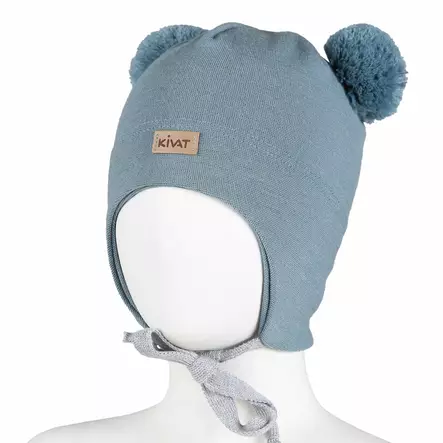 KIVAT lasten tupsupipo nauhoilla, jade - Kesä- ja välikausipäähineet - kiv3363L612 - 2