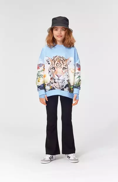 Molo lasten Alba bootcut housut, musta - College- ja trikoohousut - molo2NOSI202 - 2