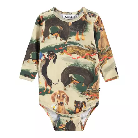 Molo vauvan body Foss, koirat - Pitkähihaiset bodyt - mol6W25B202 - 1