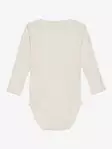 Minymo vauvan rib body, luonnonvalk. - Pitkähihaiset bodyt - minym6169242 - 2