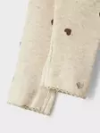 Name it vauvan rib legginsit,beige/sydän - Legginsit - name13246492 - 3
