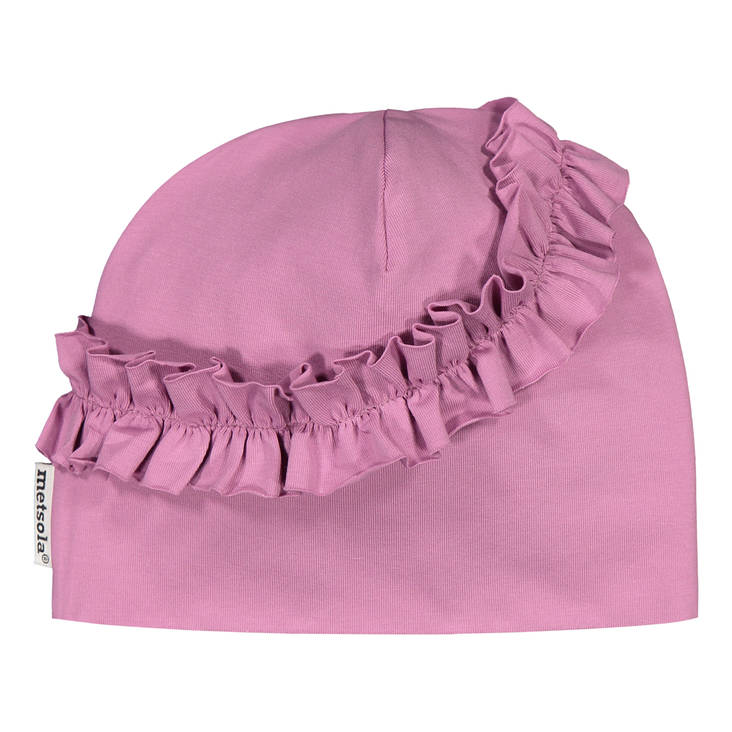 Metsola lasten frillapipo, lila - Välikausipipot - matss21022 - 1