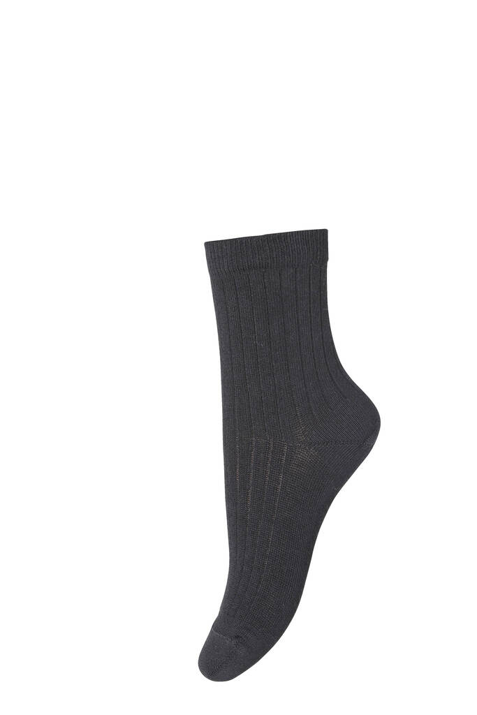 MP rib puuvilla sukat, musta - Sukat - mp7080002 - 1