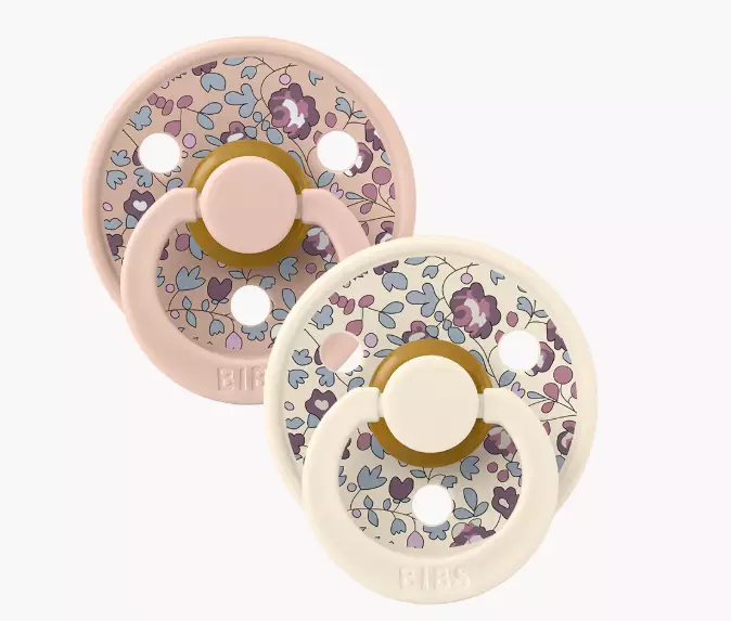 Bibs Liberty tutti Eloise Blush mix 2kpl - Tutit ja tuttinauhat - bibs11011102 - 1