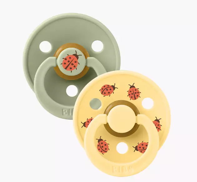 Bibs Studio leppäkerttu tutti, Sage 2kpl - Tutit ja tuttinauhat - bibs12025102 - 1