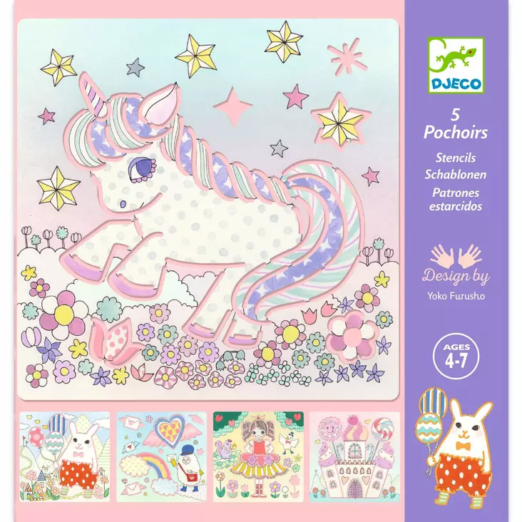 Djeco Kawaii piirustuslevyt - Askartelu/Tarrat/Tatuoinnit - DJ08862 - 1