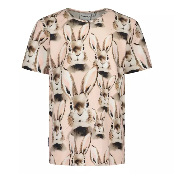 Metsola lasten T-paita, Pupu vaal.pun - T-paidat - MET25N012 - 1