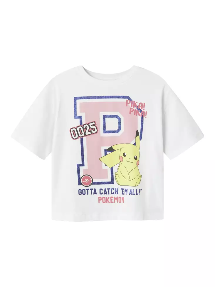 Name it Pokemon T-paita, Pikachu/valk - T-paidat - name1325022 - 1
