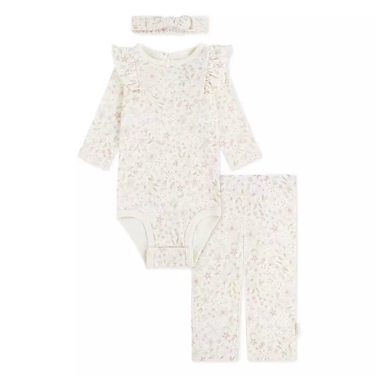 Huggies vauvan setti, kukka - Pitkähihaiset bodyt - hug0z2877w82 - 1