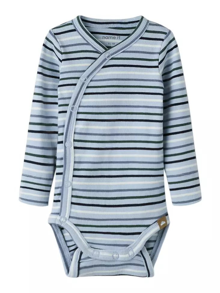 Name it kietaisubody, sininen raita - Pitkähihaiset bodyt - nameit13250332 - 1