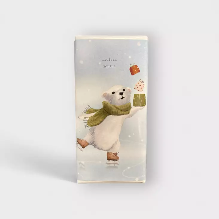 Suklaalevy, joulu - Kortit ja suklaalevyt - makeistoJA2 - 1