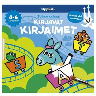 Oppi & ilo Taikamaalaus, Kirjavat eläimet - Kirjat - WS601433 - 1