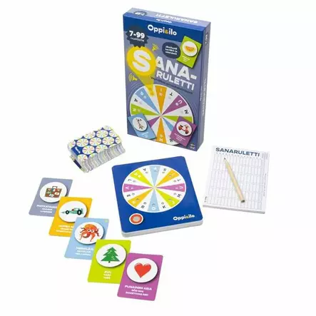 Oppi&ilo Sanaruletti peli - Pelit ja palapelit - WS966223 - 2